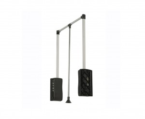 Пантограф GTV 830/1150мм стальной газовый PG-GA83115-20, черный